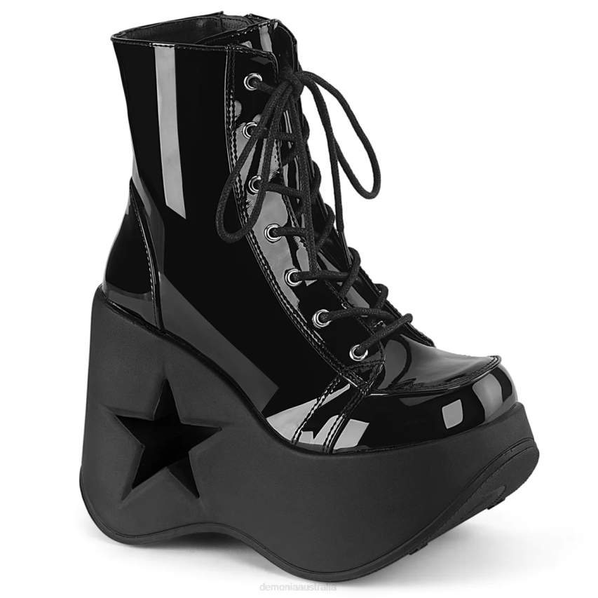Black Patent Demonia Dynamite-106 R6NZ75