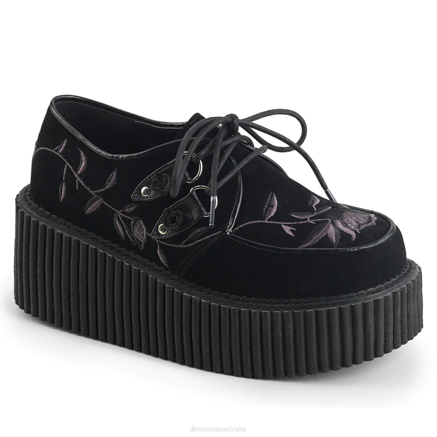 Black Velvet Demonia Creeper-219 R6NZ375