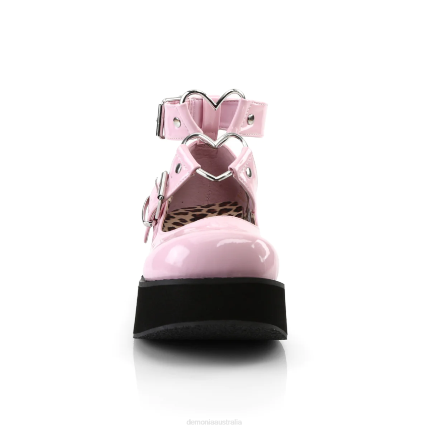 Baby Pink Patent Demonia Sprite-02 R6NZ462