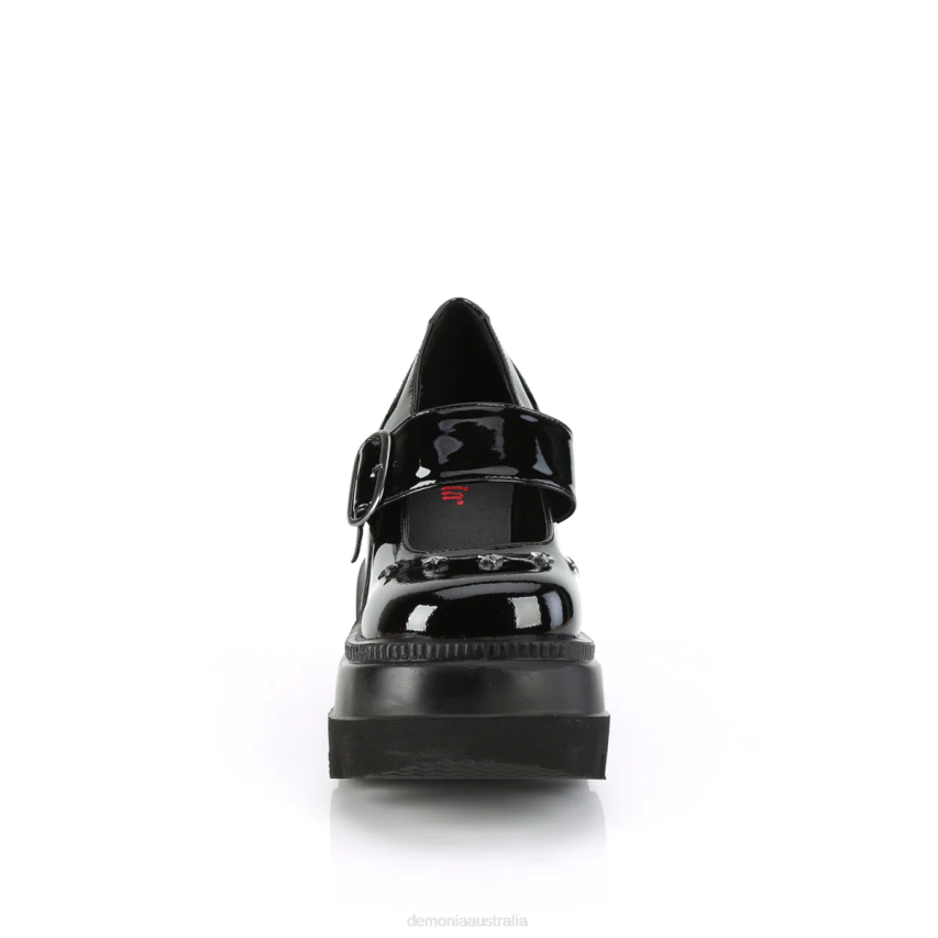 Black Patent Demonia Shaker-23 R6NZ444