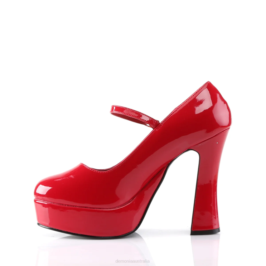 Red Patent Demonia Dolly-50 R6NZ416