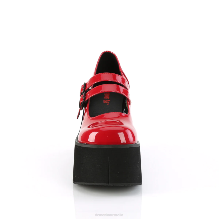 Red Patent Demonia Kera-08 R6NZ432