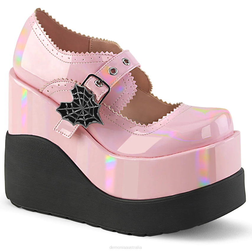 Baby Pink Holo Patent Demonia Void-38 R6NZ1476