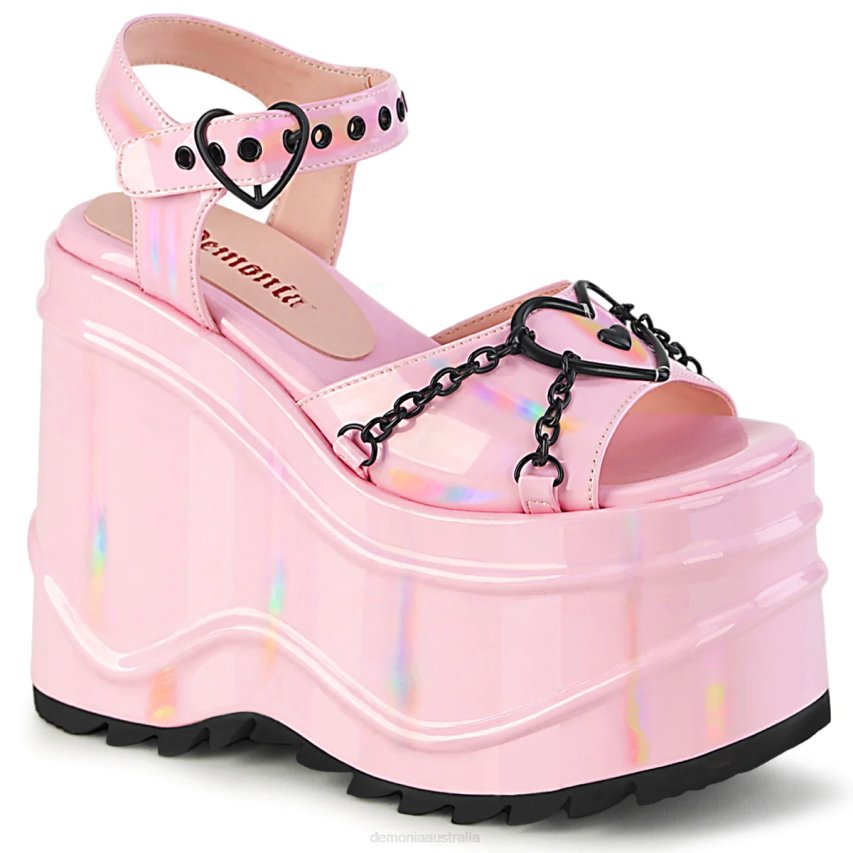 Baby Pink Hologram Demonia Wave-09 R6NZ1488