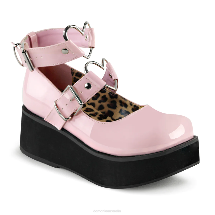 Baby Pink Patent Demonia Sprite-02 R6NZ1365