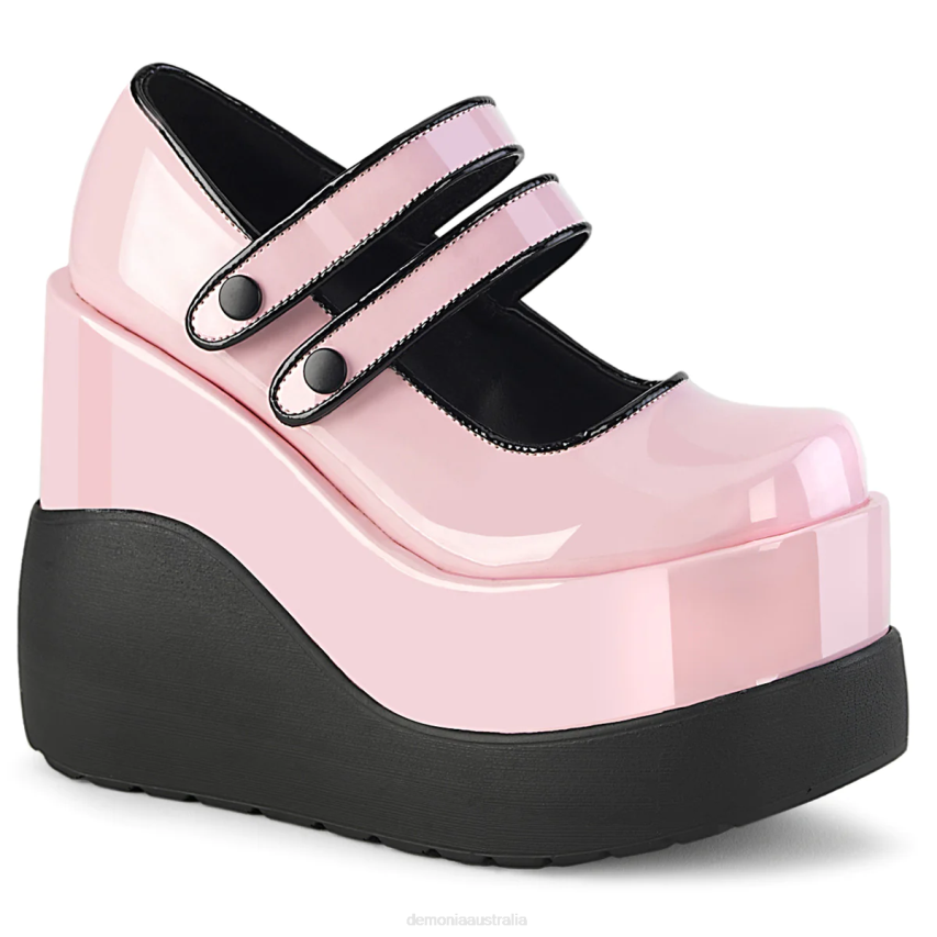 Baby Pink Patent Demonia Void-37 R6NZ1473