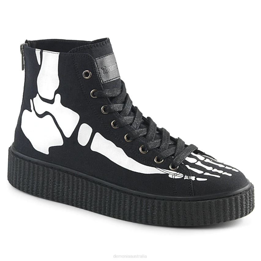 Black Canvas Demonia Sneeker-252 R6NZ1354