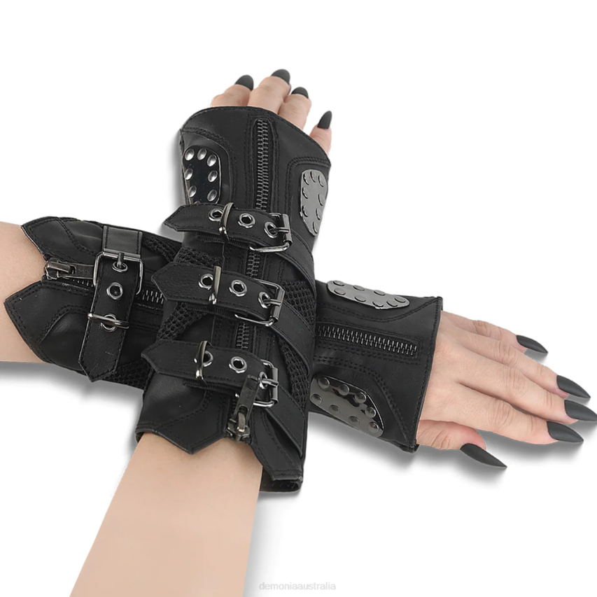 Black Demonia Demonia Wrist Warmer (Pair) R6NZ1097