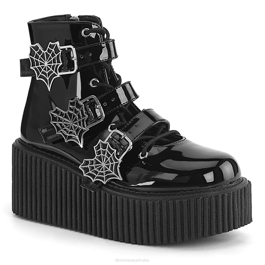 Black Patent Demonia Creeper-260 R6NZ1039