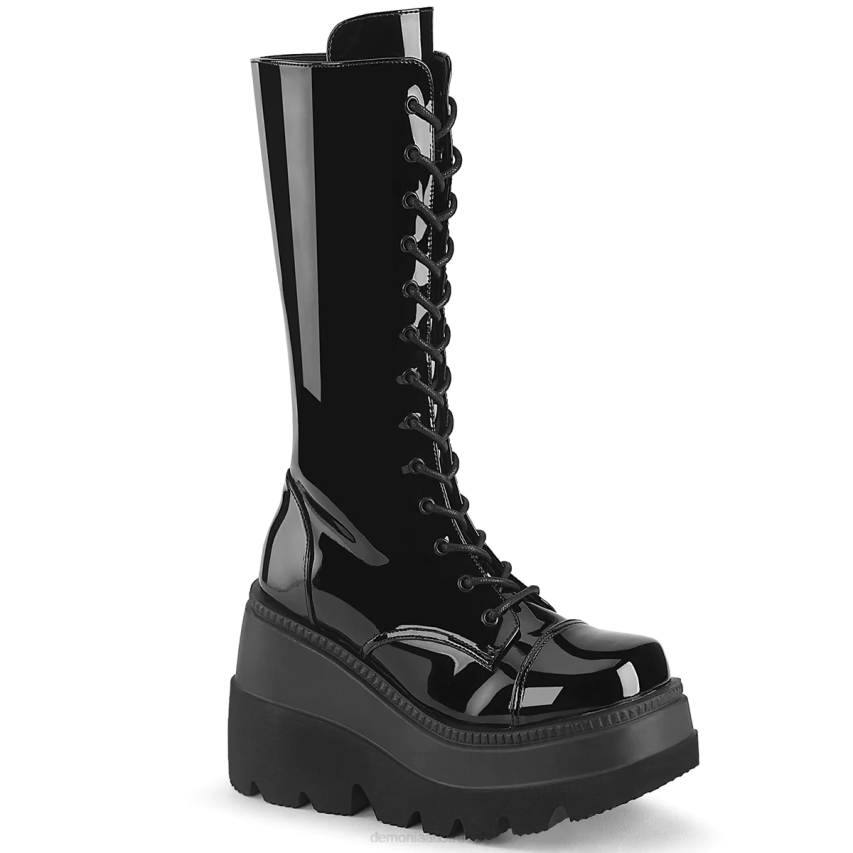 Black Patent Demonia Shaker-72 R6NZ1303