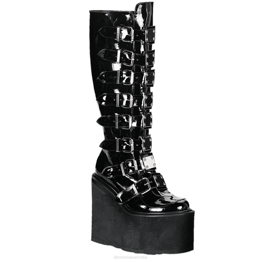 Black Patent Demonia Swing-815 R6NZ1418