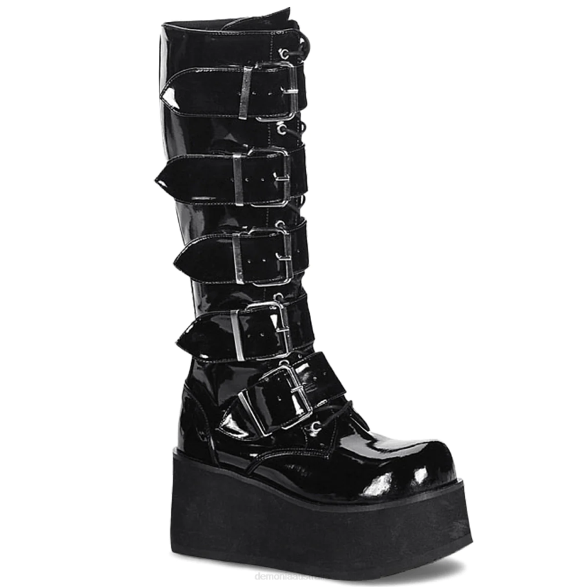 Black Patent Demonia Trashville-518 R6NZ1451