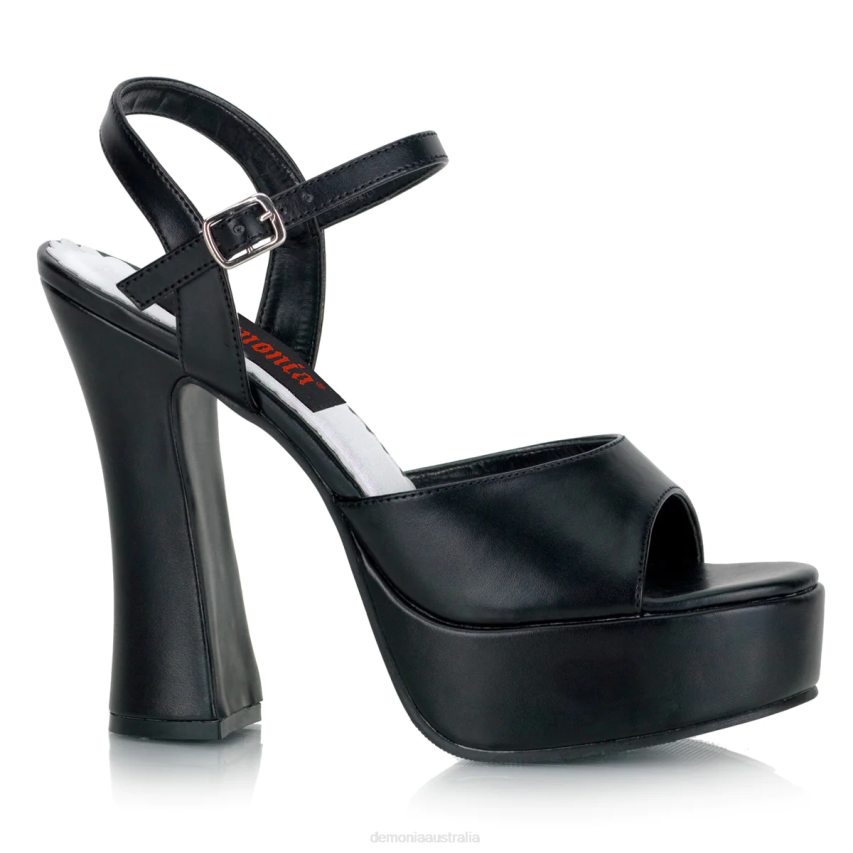 Black Vegan Leather Demonia Dolly-09 R6NZ1104