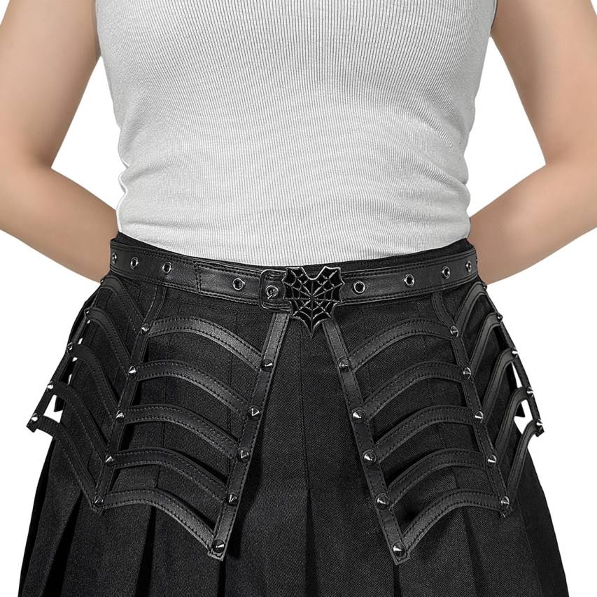 Demonia Demonia Spiderweb Cutout Belt R6NZ1092