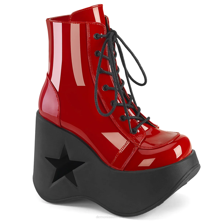 Red Patent Demonia Dynamite-106 R6NZ1119